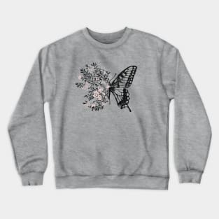 Chic Butterfly Crewneck Sweatshirt